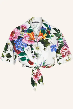 Dolce & Gabbana Cropped-Bluse rosa