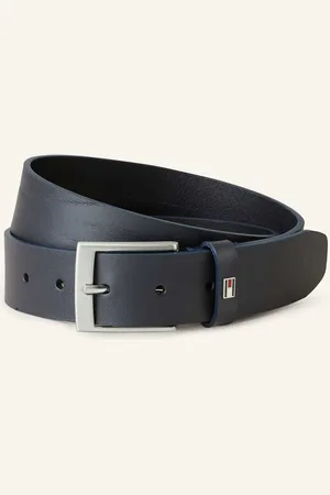 Tommy Hilfiger Ledergürtel Adan blau