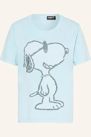 Frogbox T-Shirt Mit Schmucksteinen blau