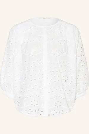 lanius Bluse Aus Lochspitze