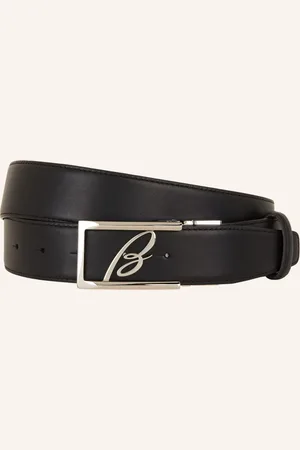 BRIONI Ledergürtel Zum Wenden schwarz