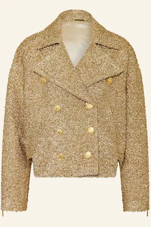 NVSCO Cabanjacke Samantha Mit Glitzergarn gold