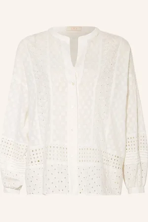 IVI Bluse Aus Lochspitze