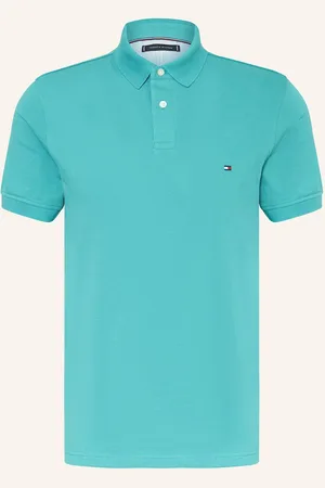 Tommy Hilfiger Piqué-Poloshirt Regular Fit blau