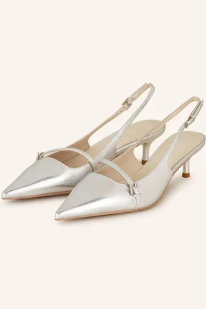 Marc Cain Mary-Jane-Ballerinas silber