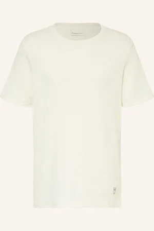Knowledge Cotton Apparal T-Shirt weiss