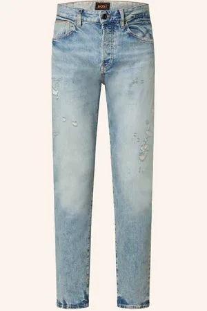 HUGO BOSS Jeans Onyx Slim Taper Fit blau