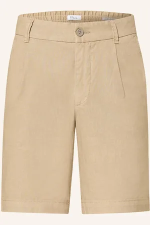 PAUL Shorts Comfort Fit Mit Leinen