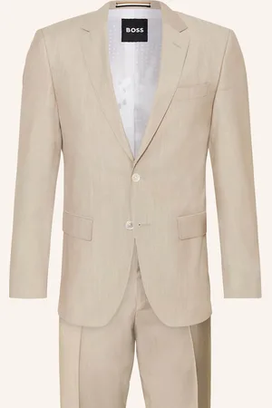 HUGO BOSS Anzug Huge Slim Fit beige