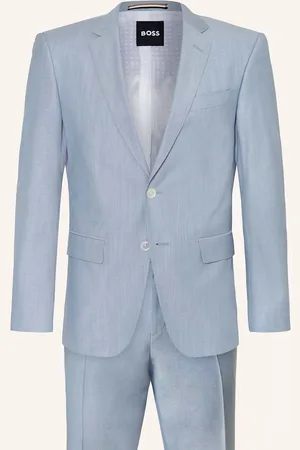 HUGO BOSS Anzug Huge Slim Fit blau