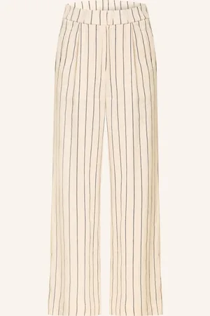 lanius Marlenehose Mit Leinen beige