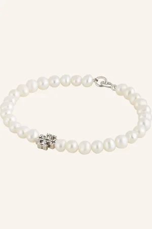 Tory Burch Armband Kira silber