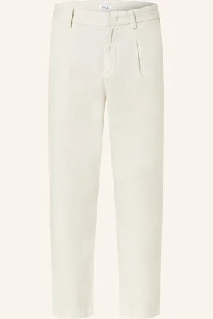 PAUL Chino Mit Leinen beige