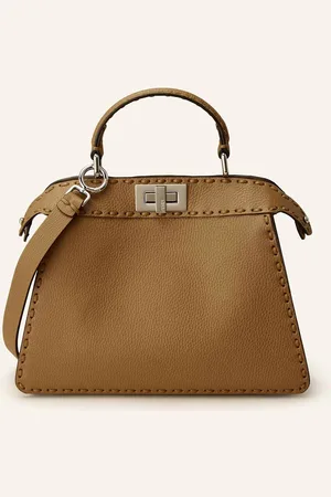 Fendi Handtasche Peekaboo Iseeu Small braun