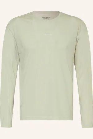 Salomon Laufshirt Shkout Core Ls beige