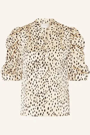 Neo Noir Blusenshirt Roella Desert Aus Satin weiss