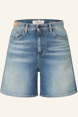 Replay Jeansshorts Narja blau