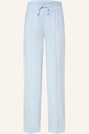 Riani Marlenehose Aus Leinen blau