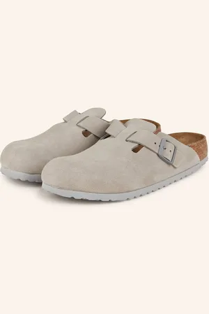 Birkenstock Pantoletten Boston Leve grau