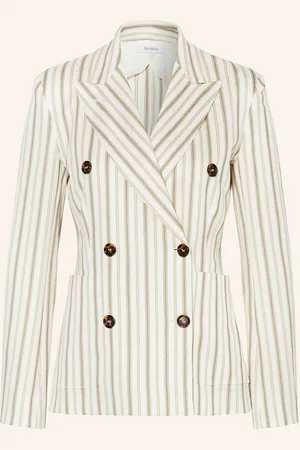 Max Mara Blazer Pensile Mit Leinen beige