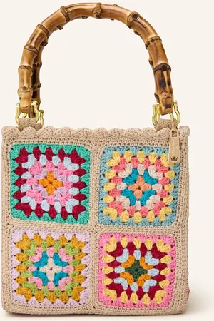 La Milanesa Shopper Crochet Small beige
