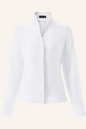 Van Laack Bluse Vl-Alice-pb1 Aus Leinen