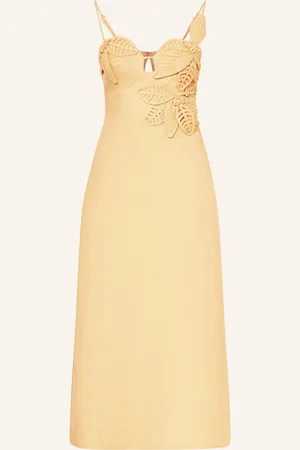 Farm Rio Leinenkleid beige