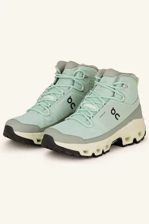 On Running Wanderschuhe Cloudrock Mid Wp gruen