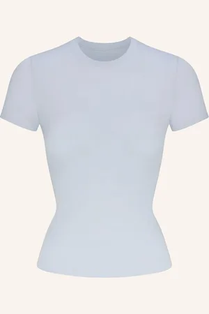 SKIMS Lounge-Shirt Cotton Jersey blau