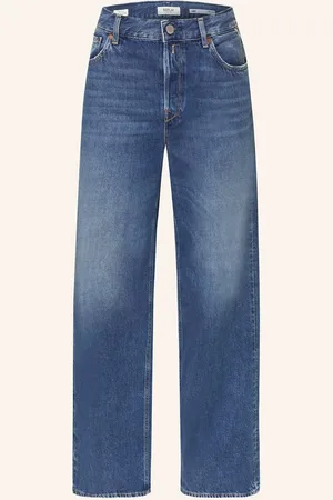 Replay Straight Jeans Cary blau