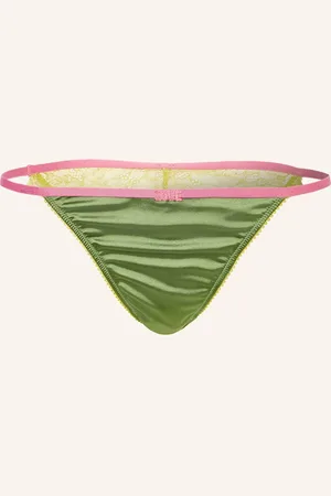 LOVE Stories Slip Charlotte Aus Satin gruen