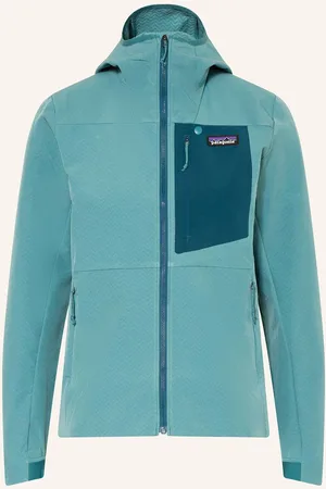 Patagonia Funktionsjacke r1® Crossstrata blau