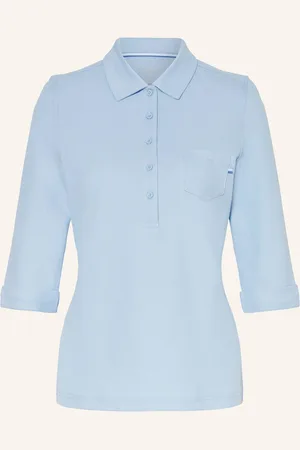 JOY SPORTSWEAR Piqué-Poloshirt Gisele Mit 3/4-Arm blau
