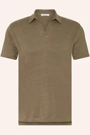 STEFAN BRANDT Jersey-Poloshirt Aus Leinen gruen