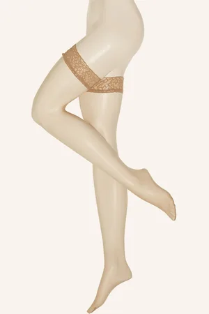 Falke Fein-Kniestrümpfe Shelina beige