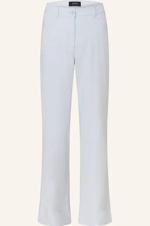 Marc Cain Marlenehose Mit Leinen blau