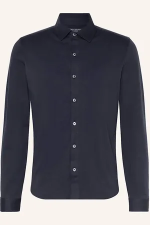 Marc O’ Polo Jerseyhemd Regular Fit blau