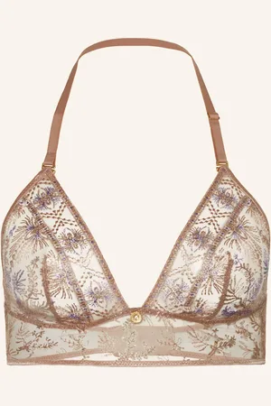 Aubade Triangel-Bh Sound Of Heart Mit Glitzergarn beige