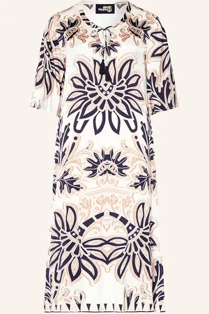 yippie hippie Satinkleid Mit 3/4-Arm beige
