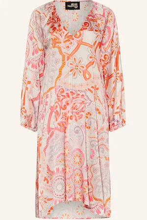 yippie hippie Satinkleid rosa