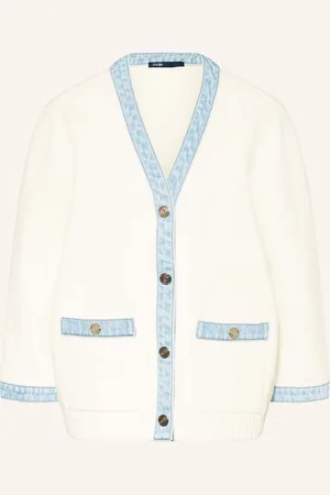 Maje Jacke Im Materialmix weiss