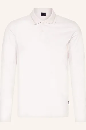 HUGO BOSS Jersey-Poloshirt Pittman weiss