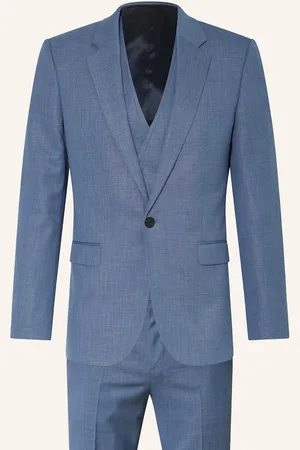 HUGO BOSS Anzug Arti/Hesten Slim Fit blau
