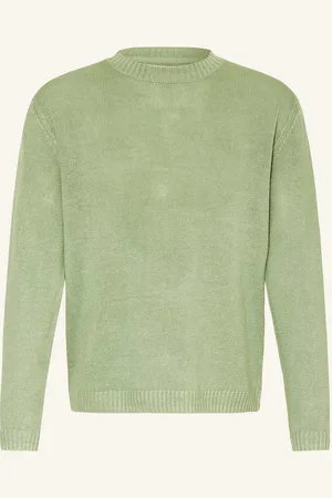 PAUL Leinenpullover gruen