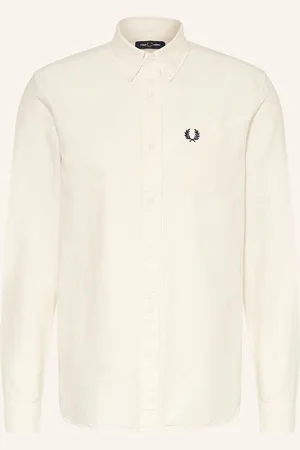 Fred Perry Hemd Regular Fit weiss