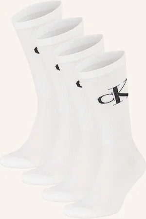 Calvin Klein 4er-Pack Socken weiss