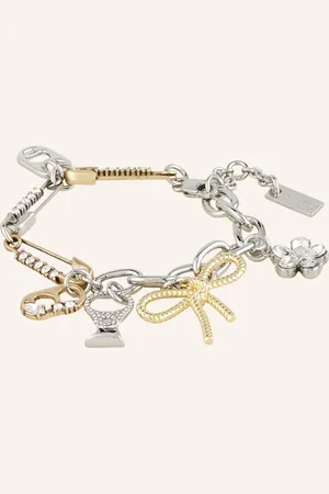 Marc Jacobs Armband The Grunge Glam Charm Bracelet gold