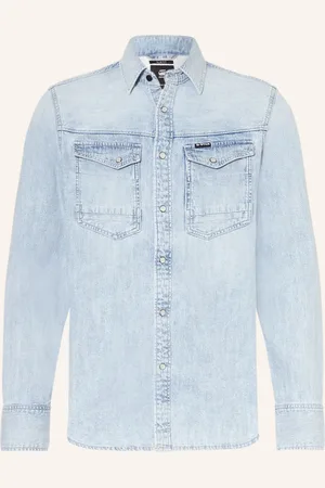 G-Star Jeans-Overshirt blau