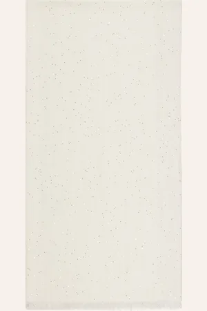 PESERICO SIGN Schal Mit Pailletten beige