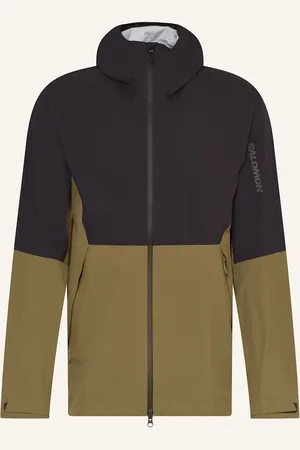 Salomon Regenjacke Outerpatch 2,5l gruen